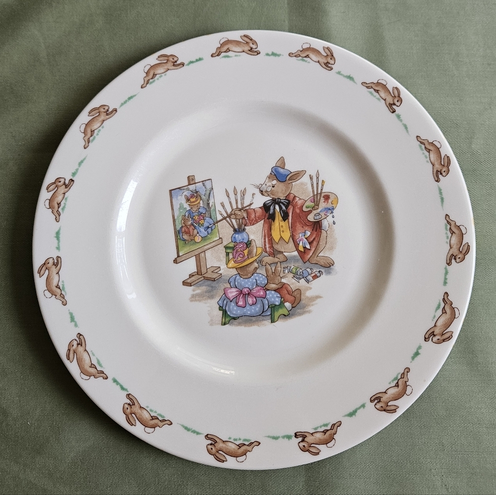 Vintage Easter Themed Bunnykins Royal Doulton Tableware English Fine Bone China